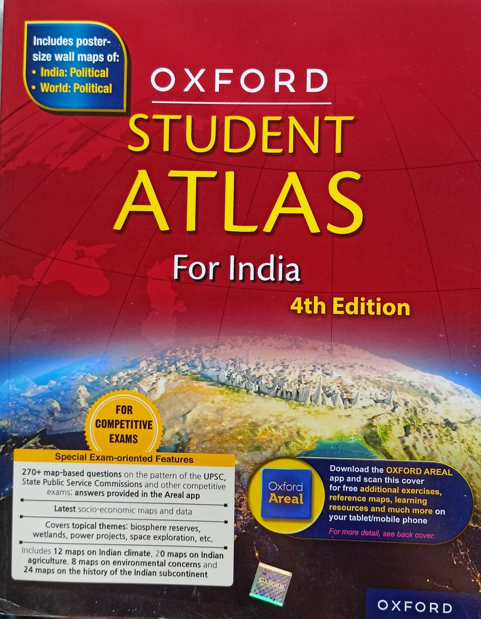 Oxford Student Atlas For india 4tg Edition (English)