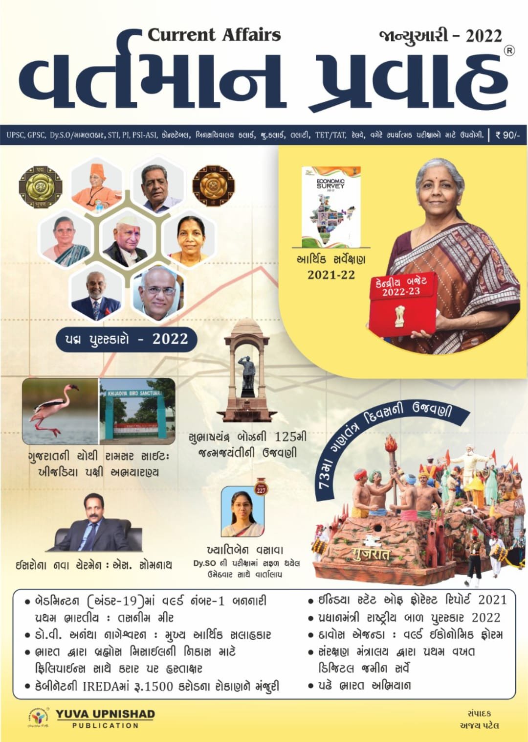 Vartman Pravah Yuva Magazine  January 2022 | Yuva Upnishad Current Affairs January 2022